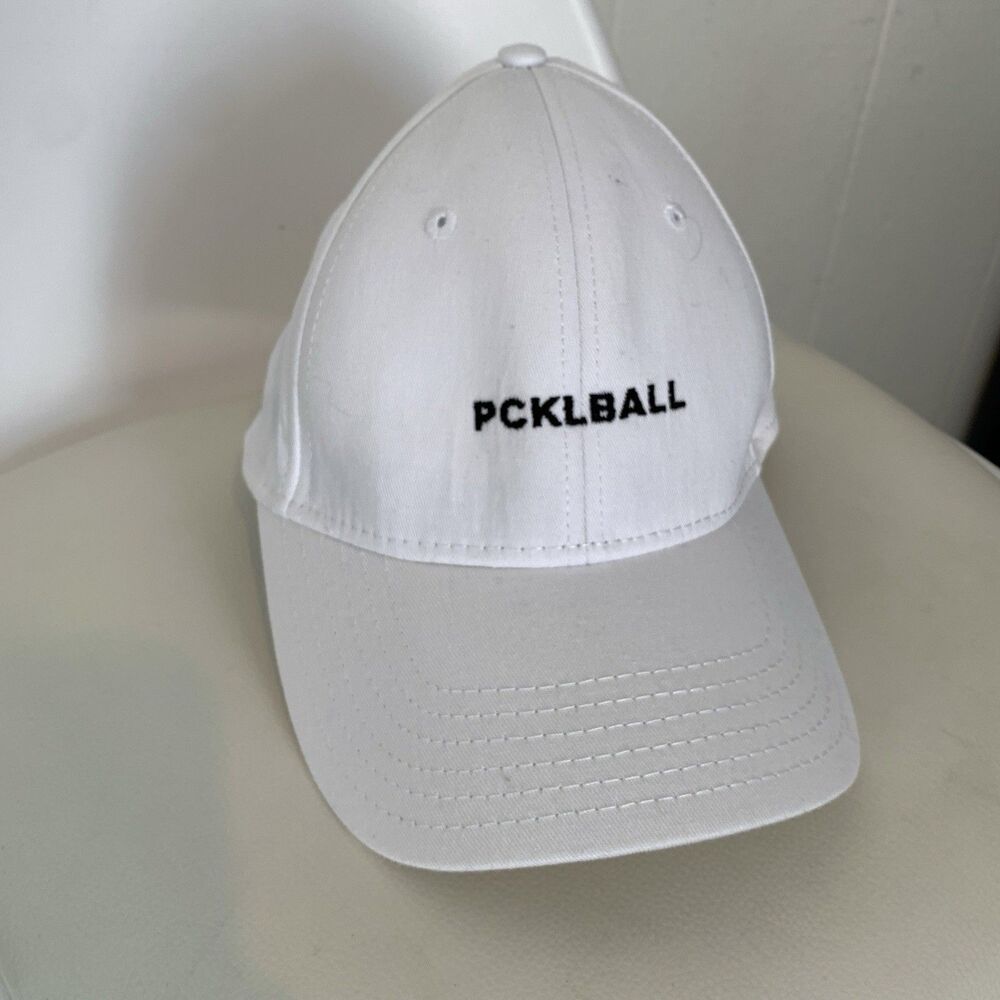 OTTO‎ Pickleball Hat Comfy Fit White Embroidery PCKLBALL Baseball Cap OS